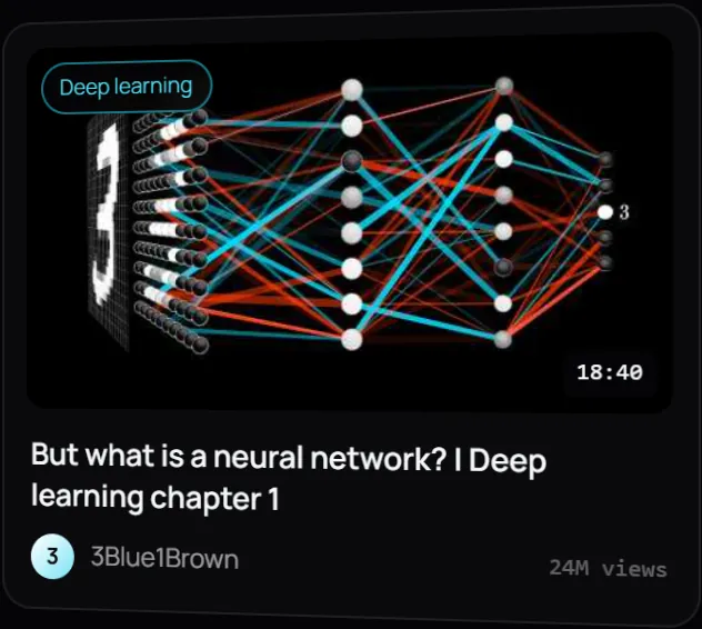 But what is a neural network? — 3Blue1Brown