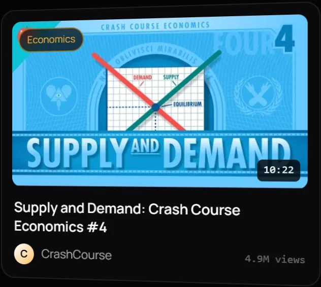 Supply and Demand: Crash Course Economics #4 — CrashCourse
